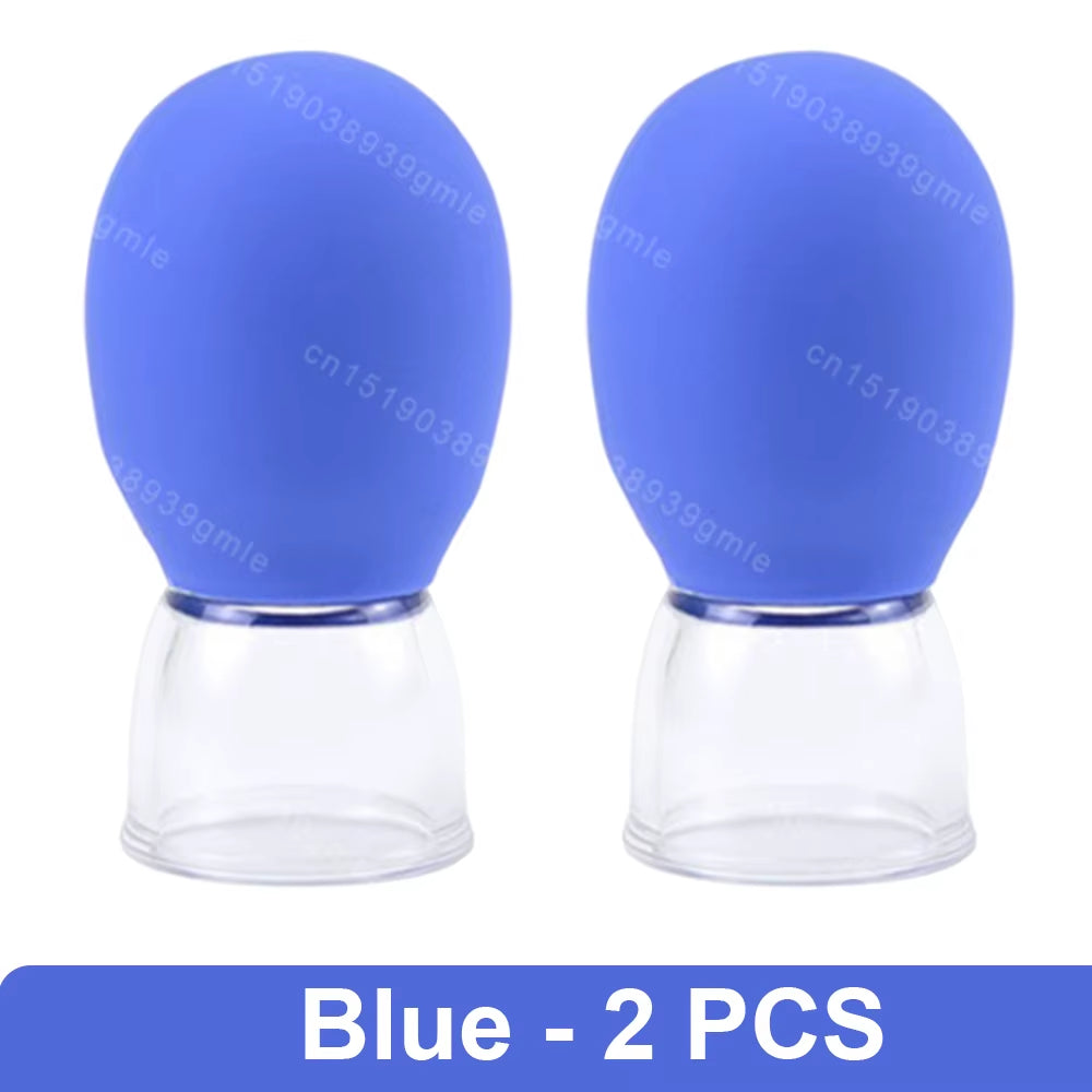 1Pc Silicone Cupping Massage Cup Body Face Neck Eye Massager Vacuum Body Facial Care Facial Steaming Pore Cleaner Tool Skin Care