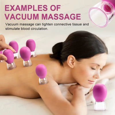1Pc Silicone Cupping Massage Cup Body Face Neck Eye Massager Vacuum Body Facial Care Facial Steaming Pore Cleaner Tool Skin Care