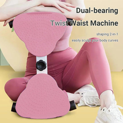 Exercise Twist Boards for Home Workout,Waist Twister Machine Exercise,Balance Board for Foot Massage and Weight Loss (Pink)
