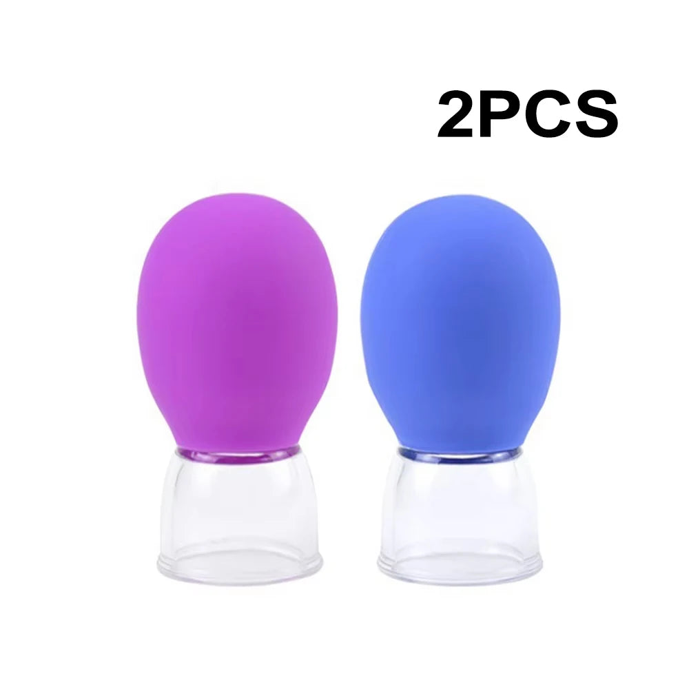 1Pc Silicone Cupping Massage Cup Body Face Neck Eye Massager Vacuum Body Facial Care Facial Steaming Pore Cleaner Tool Skin Care