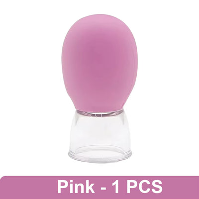 1Pc Silicone Cupping Massage Cup Body Face Neck Eye Massager Vacuum Body Facial Care Facial Steaming Pore Cleaner Tool Skin Care