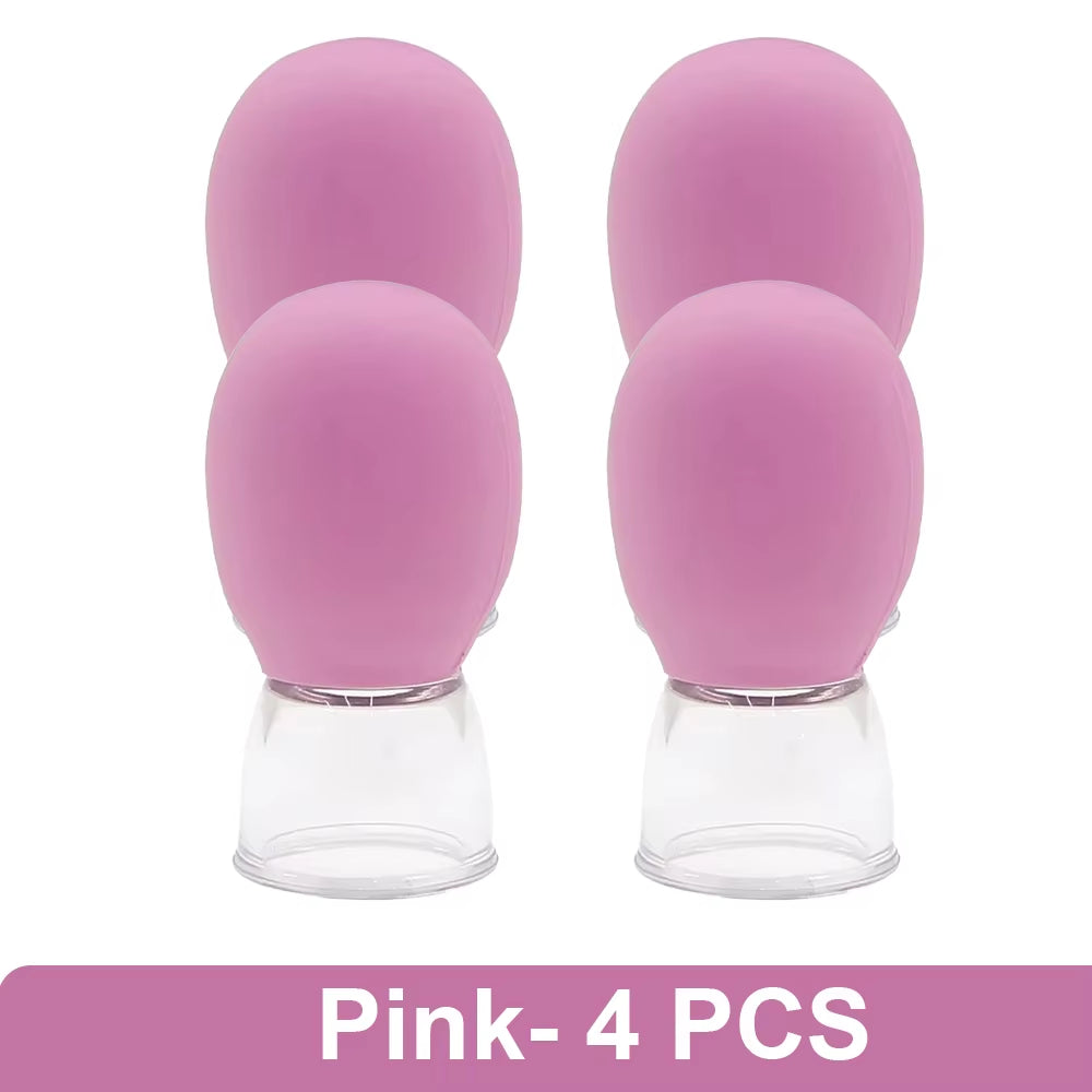 1Pc Silicone Cupping Massage Cup Body Face Neck Eye Massager Vacuum Body Facial Care Facial Steaming Pore Cleaner Tool Skin Care