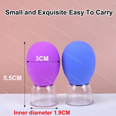 1Pc Silicone Cupping Massage Cup Body Face Neck Eye Massager Vacuum Body Facial Care Facial Steaming Pore Cleaner Tool Skin Care