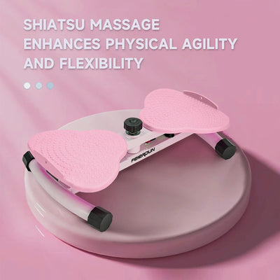 Exercise Twist Boards for Home Workout,Waist Twister Machine Exercise,Balance Board for Foot Massage and Weight Loss (Pink)