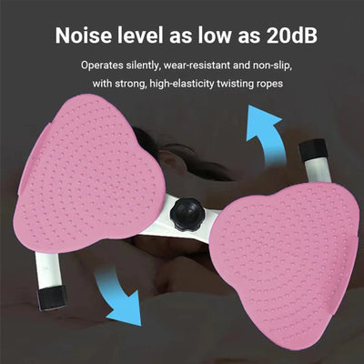 Exercise Twist Boards for Home Workout,Waist Twister Machine Exercise,Balance Board for Foot Massage and Weight Loss (Pink)
