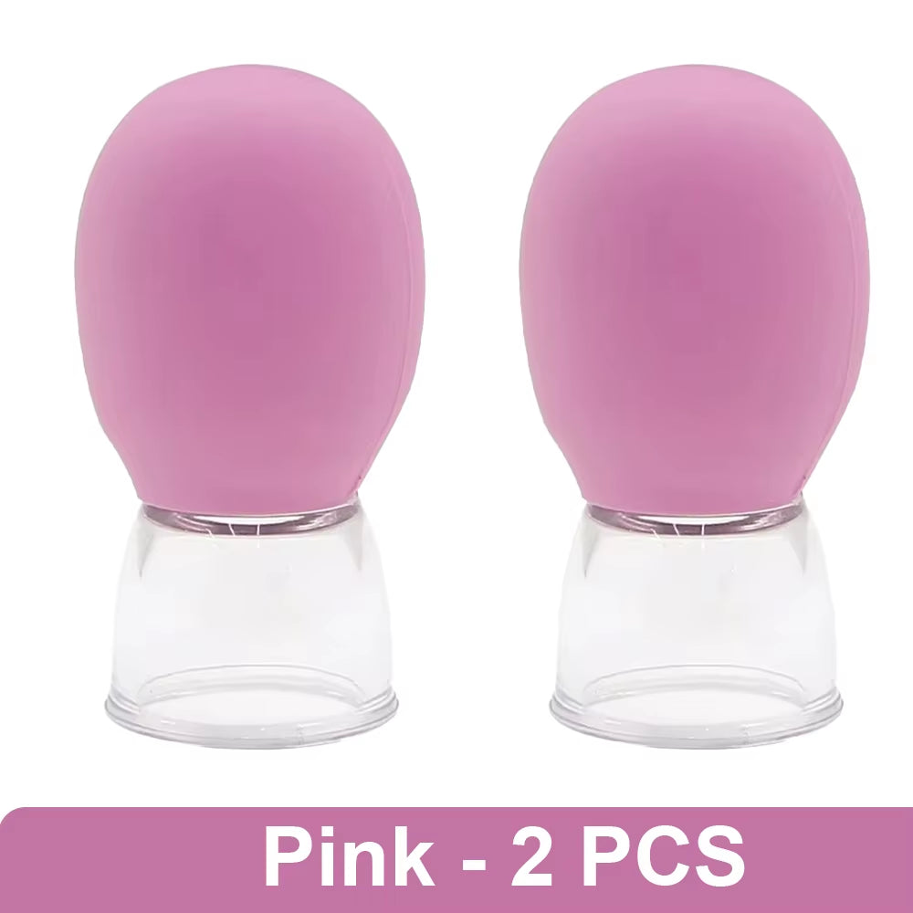 1Pc Silicone Cupping Massage Cup Body Face Neck Eye Massager Vacuum Body Facial Care Facial Steaming Pore Cleaner Tool Skin Care
